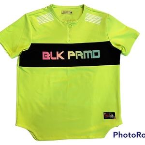 Black Pyramid Jersy Shirt Lime Green Size XXL
